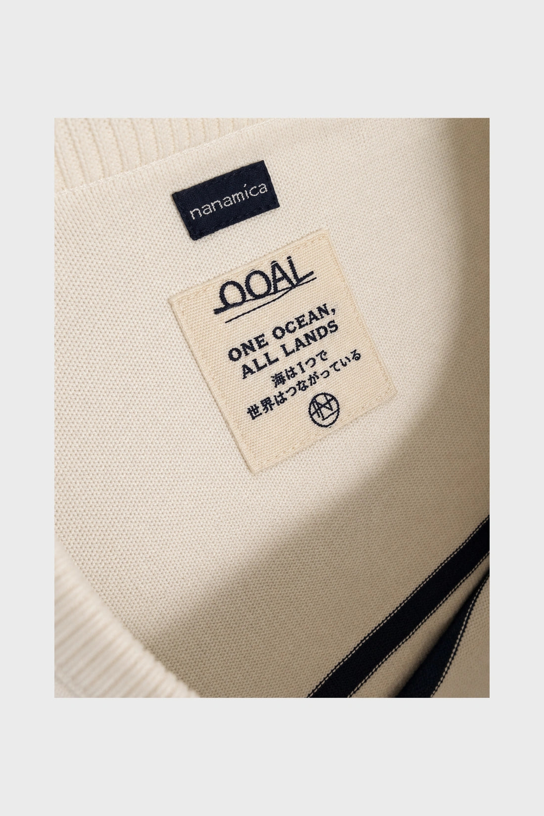 nanamica Washi Blend Breton LS Sweater