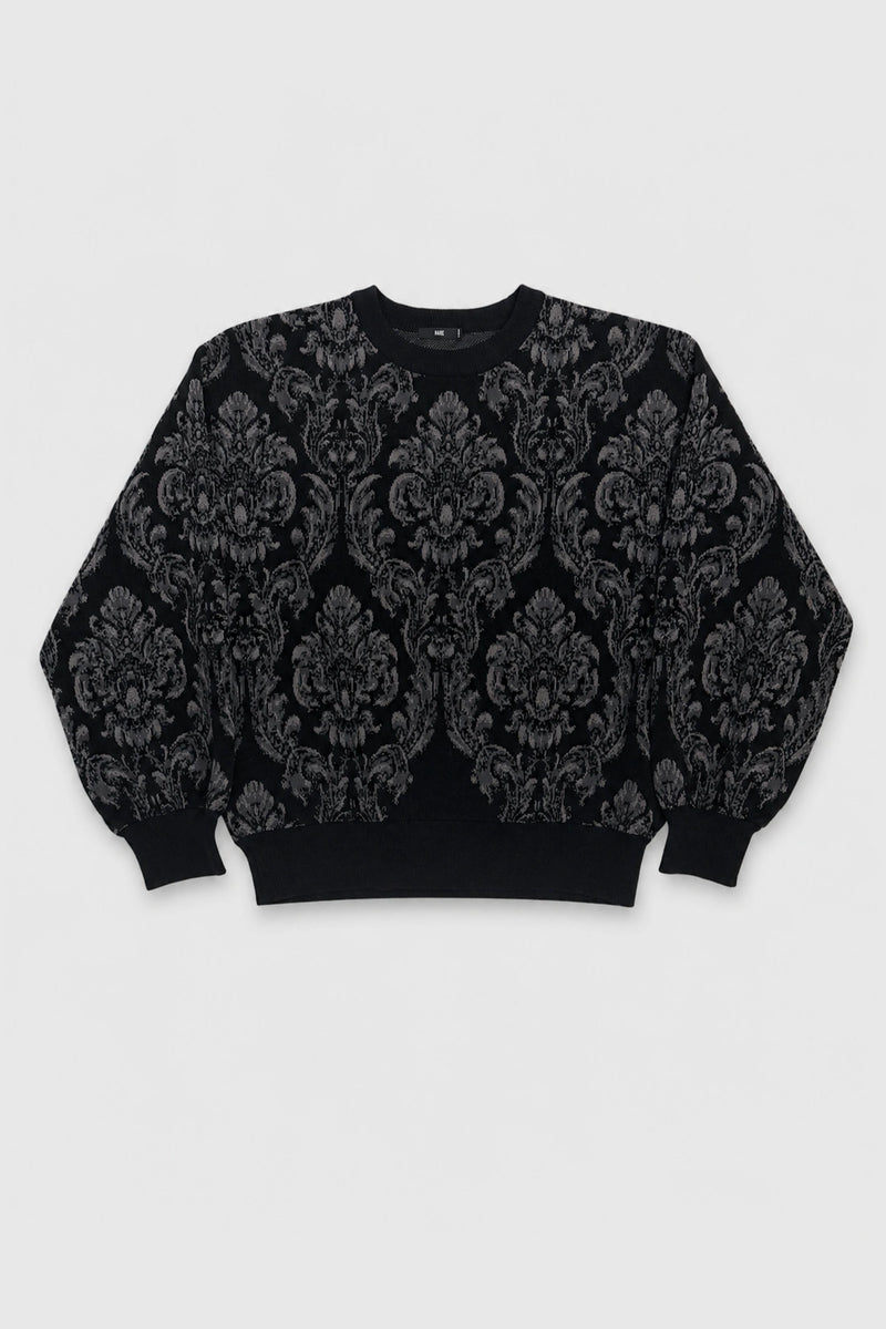 HARE Damask Jacquard Knit Sweatshirt