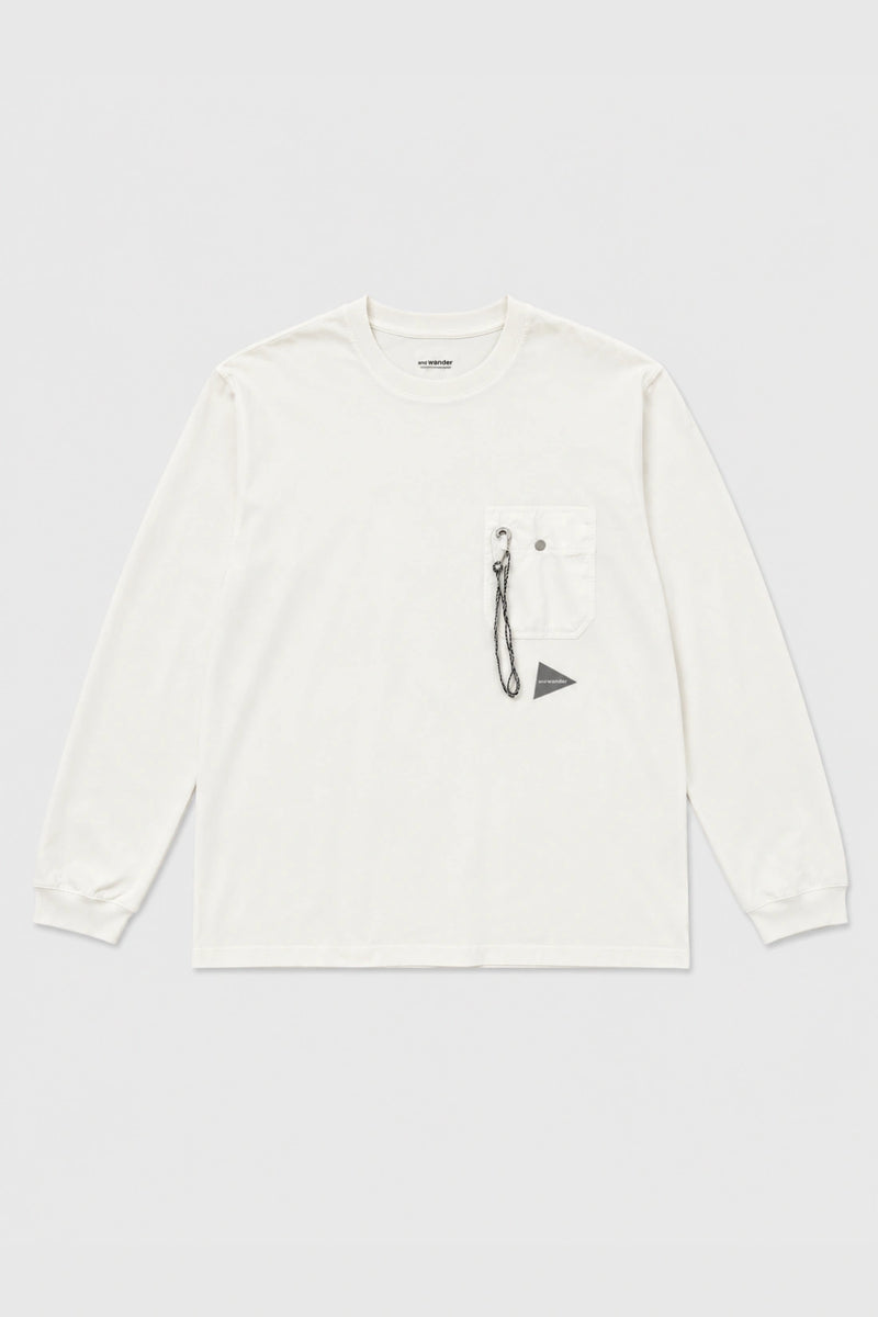 and wander COOLMAX® Utility Pocket LS T-Shirt