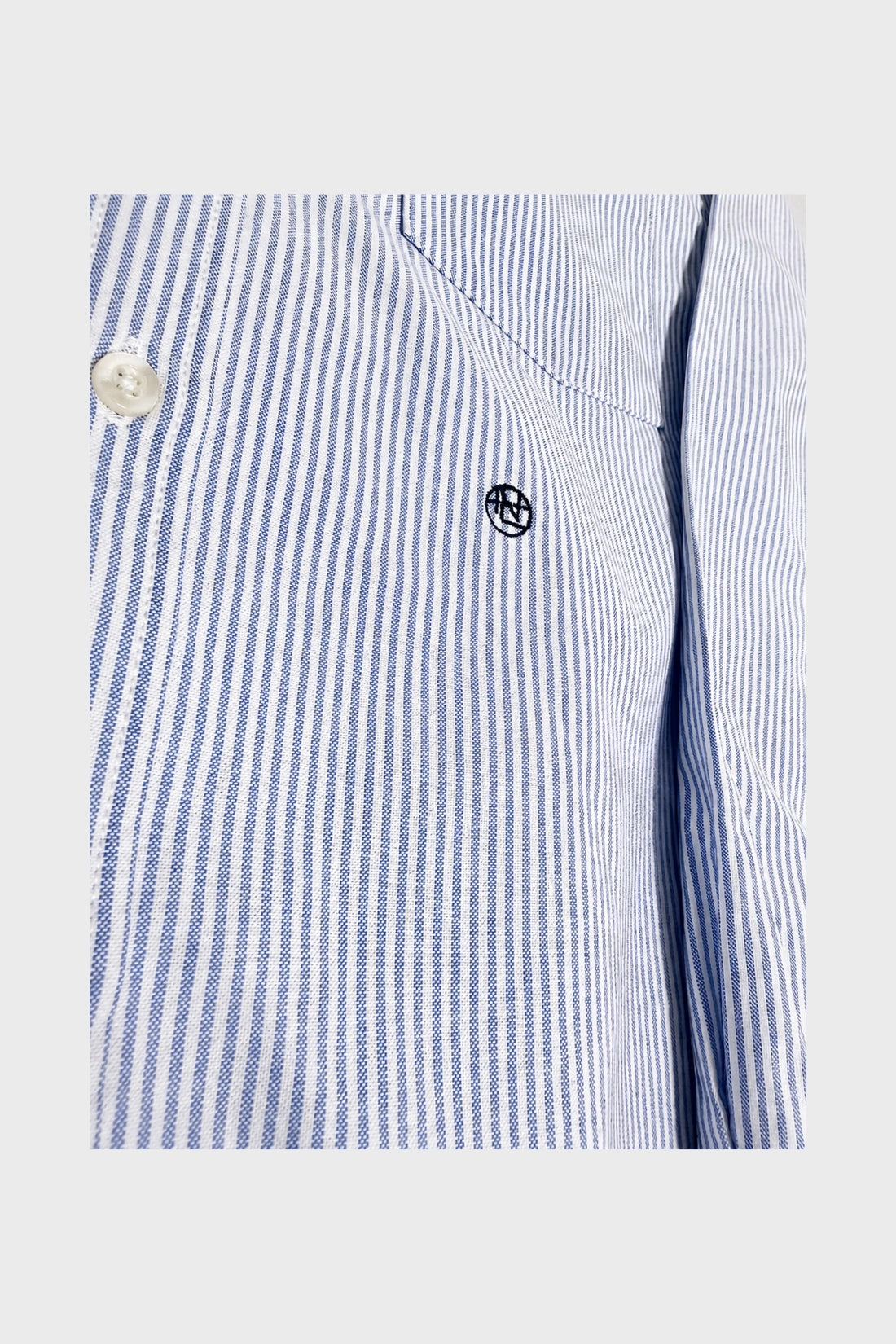 Camisa de rayas con botones nanamica