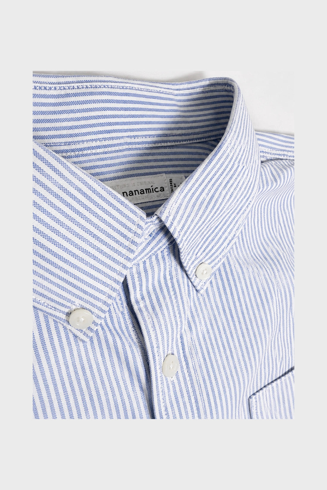 Camisa de rayas con botones nanamica